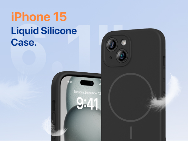 iPhone 15 liquid silicone case
