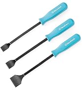 DURATECH Gasket Scraper Set, 3-Piece, 3/4", 1" and 1-1/2" | Sharp Edge, Drop Forged for Gasket Re...