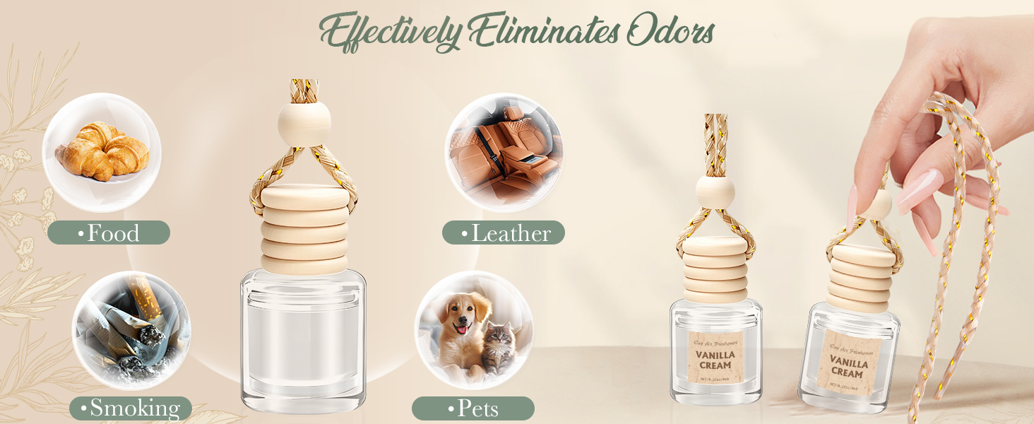 effectively eliminates unpleasant odors