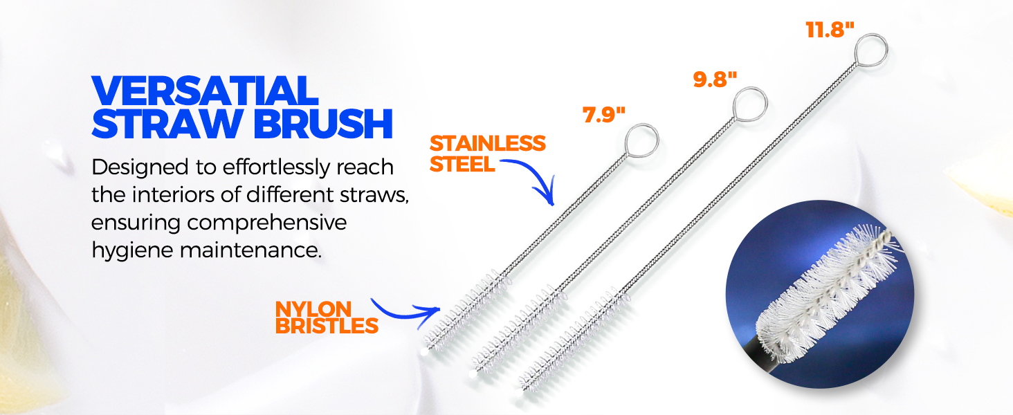 bottle brush water bottle cleaner brush straw cleaner brush