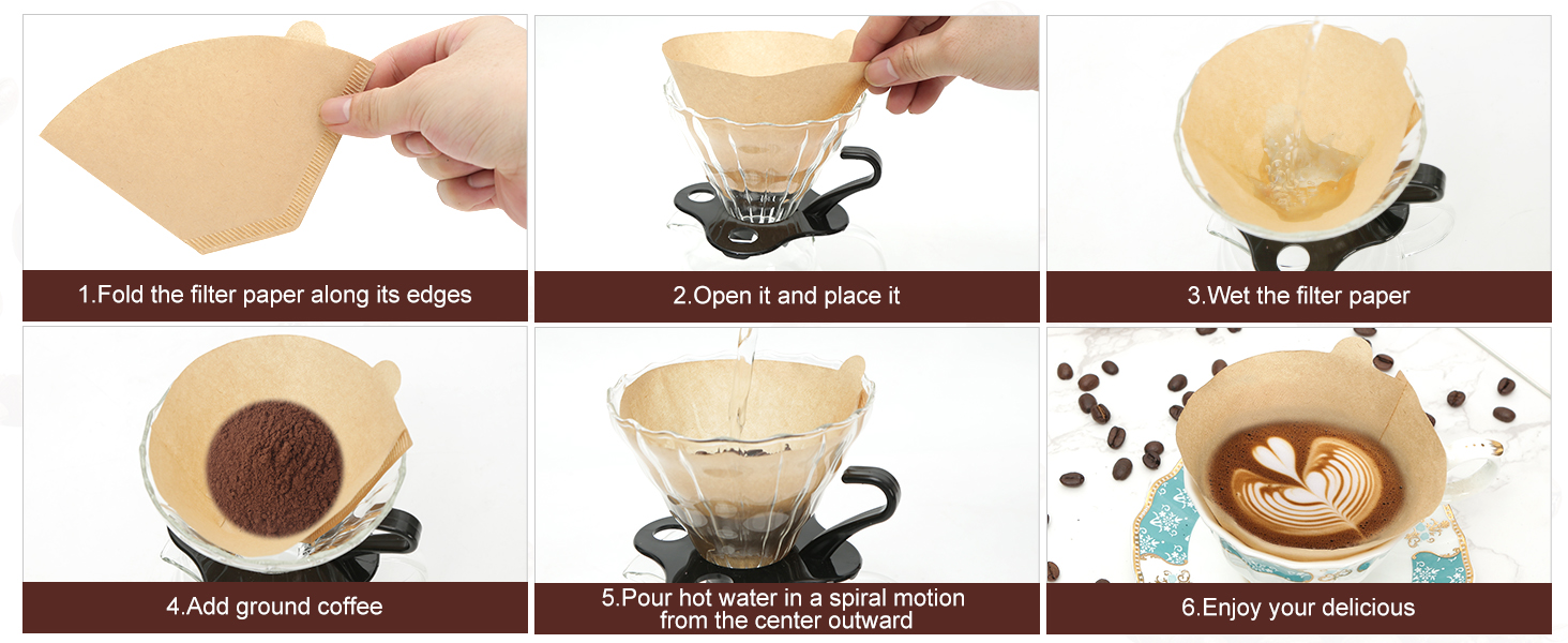 Pour Over Coffee Filter for Drip Coffee Maker