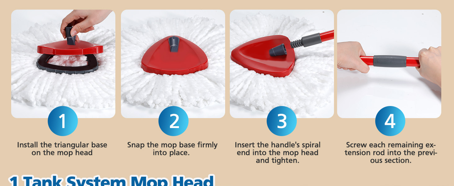 Spin Mop Replace Head