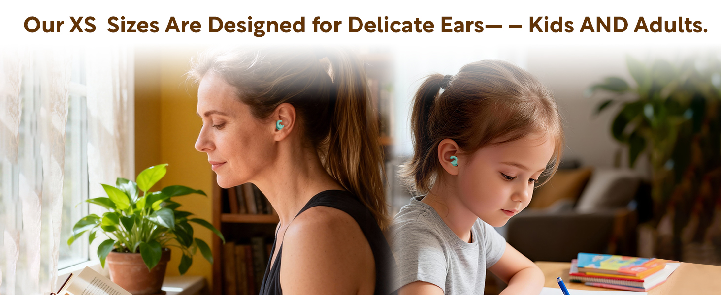 Our XS Sizes Are Designed for Delicate Ears- - Kids AND Adults