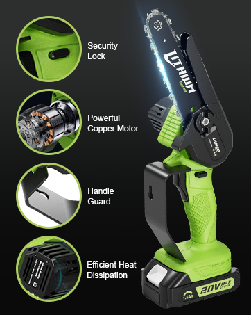 6 inches mini chainsaw