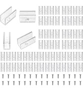 MMEEVT Neon Rope Light Mounting Brackets, 100PCS Neon Lights Install Fixing Clips Accessories for...
