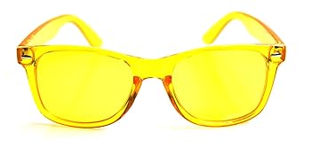 yellow color therapy glasses