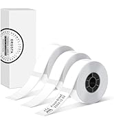ORGSTA Label Maker Tape, Standard Laminated Thermal Label Tape Replacement, 0.47"x1.57" (12x40mm)...