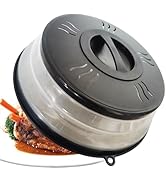 Microwave Splatter Cover Vented for Food, Microwave Plate Cover Splatter Guard &amp; Colander, Fruit ...