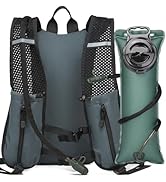 HPDF Hydration Vest Pack with 3L TPU Water Bladder Insulation Backpack for Men Women Hydration Ba...