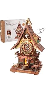 ROKR 3D Wooden Puzzle Mechanical Treasure Box Model DIY Brain Teaser Projects for Adult Age 14+ Birt...