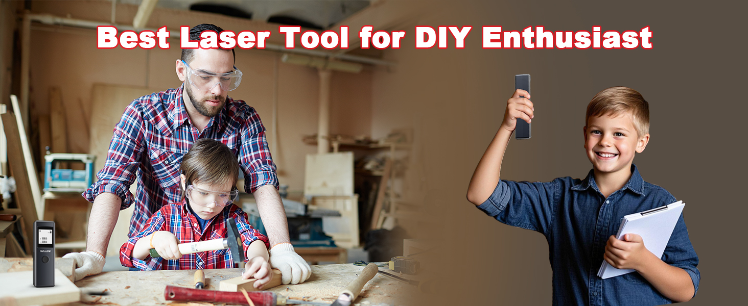 Laser Measuring Tool 165FT/50M Laser Measure Tool with High Accuracy IP54 Laser Distance Meters