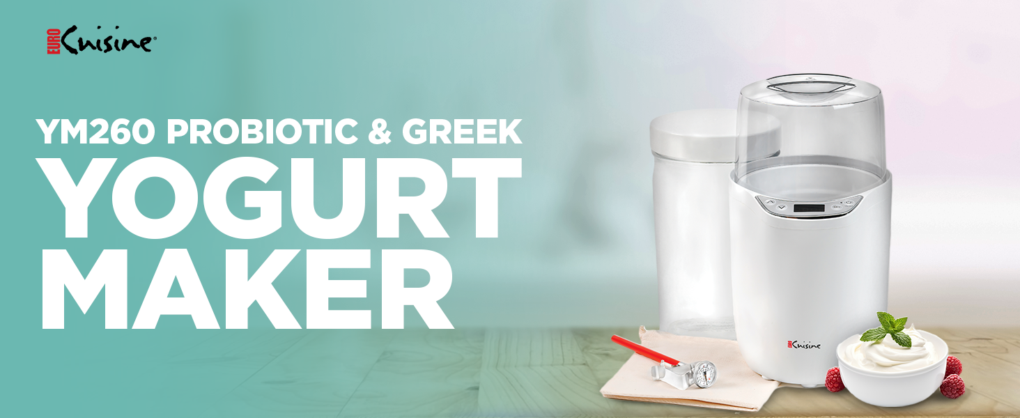 Euro Cuisine YM260 White Yogurt Maker