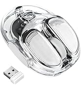 MIKIBY Q9 Wireless Mouse, 2.4G/BT Dual Mode, 4 Adjustable DPI (800-4800), Ultra-Quiet Click, RGB ...