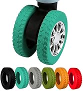 Aorotost 8 Pcs Luggage Wheel Covers,Silicone Protective Covers for 2-2.4" Suitcases Spinner Wheel...