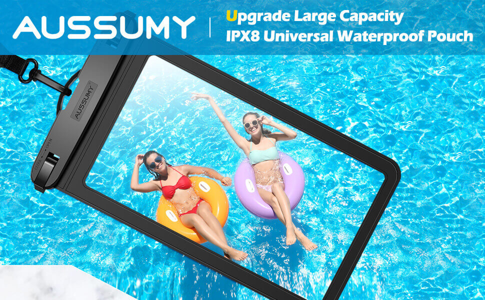 3 Pack Large Waterproof Phone Pouch