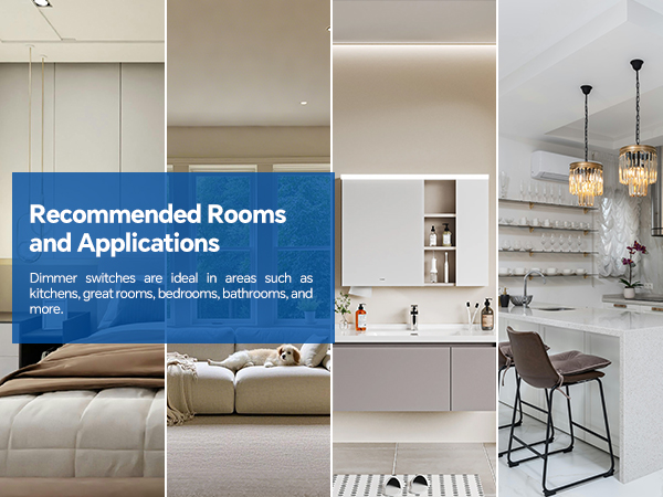 dimmer-Recommended Rooms and Applications