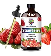 Strawberry Essential Oil (4 oz/120 ml) — Strawberry Oils for Aromatherapy, diffusers, humidifiers...