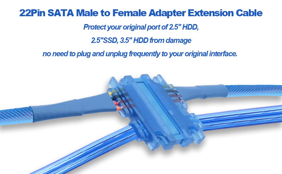 22pin sata power extension cable
