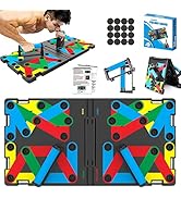 Large Push Up Board, 46 in 1 Foldable Pushup Fitness Stands, Portable Strength Training Equipment...
