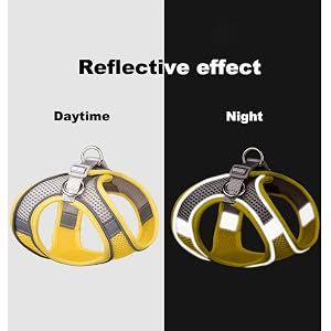 Reflective dog harness
