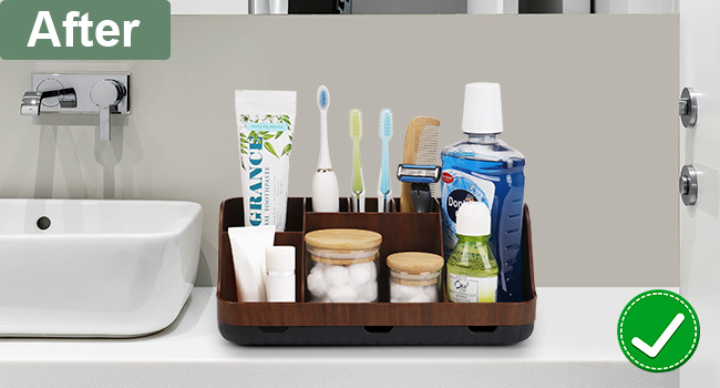 bathroom accessories countertop