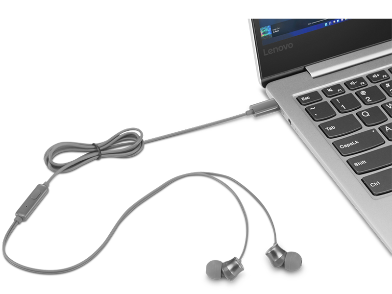 Lenovo 300 USB-C Wired In-Ear Headphone