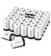 CR2 Battery CR15h270 3V Lithium Range Finder Battery, 3 Volt Photo Batteries 36 Pack, 10 Years Sh...