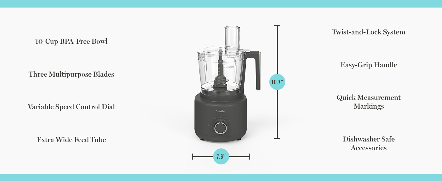 martha stewart, electrics, Food Processor