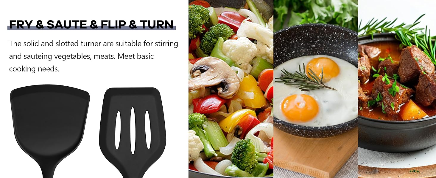 silicone turners
