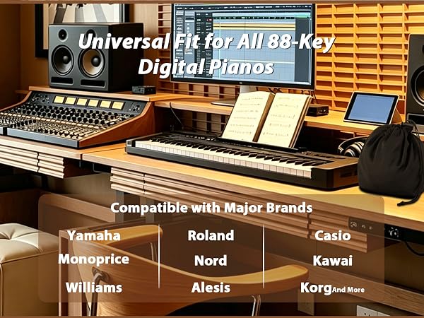 Piano Keyboard Dust Cover