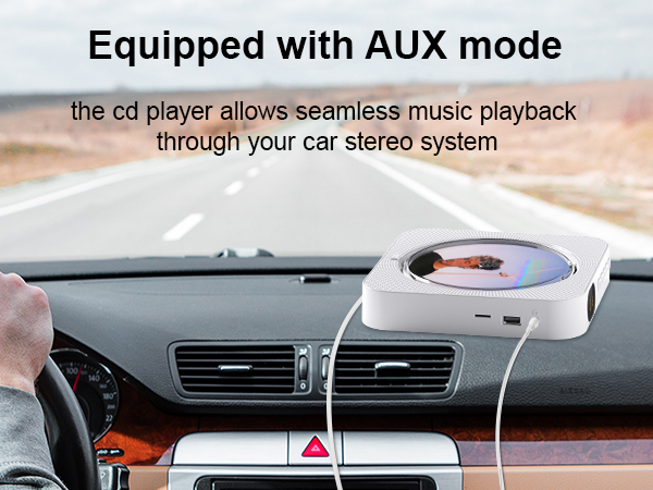 Equipped with AUX mode