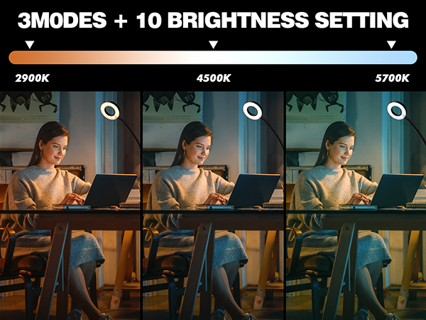 dimmable desk light