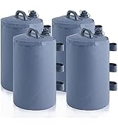 MASTERCANOPY Canopy Heavy Duty Weight Water Bag 4pcs/Pack Gray