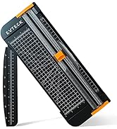 Evteck Paper Cutter 12 Inch Paper Trimmer Slider Crafting Scrapbooking Supplies for A4 Vinyl Phot...