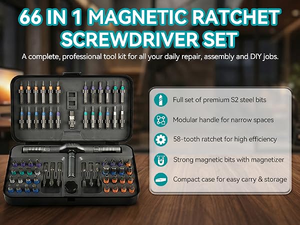 Ratchet Screwdriver Set