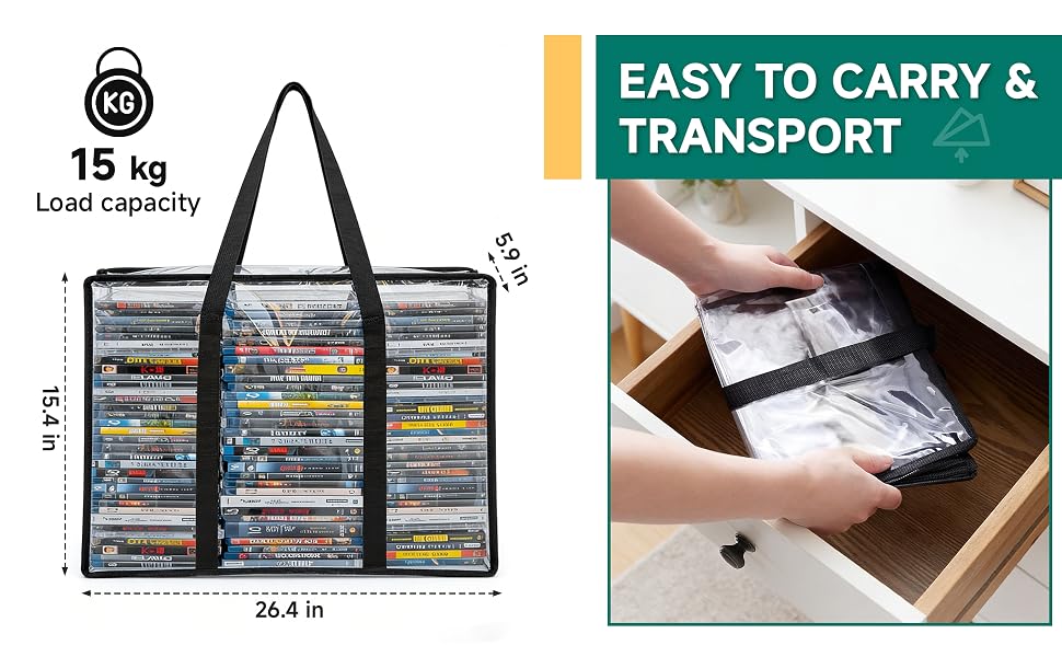 DVD/Blu Ray Storage Bags