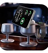 GEEKERA 25W Qi2.2 Magnetic Wireless Charger, 3 in 1 Charging Station Compatible with MagSafe iPho...