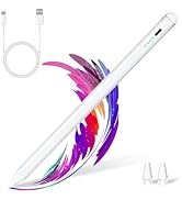Stylus Pen for iPad 2018-2025,Pencil for iPad Pro 11"/12.9"/M4,2X Fast Charge Active Pencil Compa...