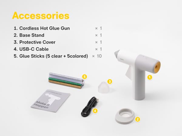 HOTO Cordless Hot Glue Gun