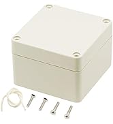 Zulkit Junction Box ABS Plastic Dustproof Waterproof IP65 Universal Electrical Boxes Project Encl...