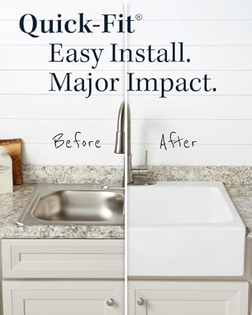 Quick-Fit Fireclay Kitchen Sink