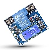 Low Voltage Disconnect, Icstation DC 6V-60V Low Voltage Cutoff with LCD Display 30A Low Voltage P...