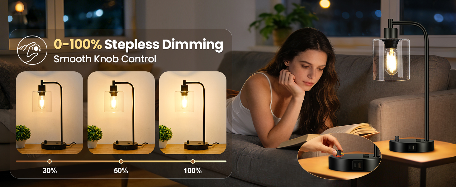 stepless dimming lamp