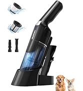 Aspiron Cordless Handheld Vacuum, 24KPA Powerful Car Vacuum, 2-Speed, 2 Charging Methods, Wireles...