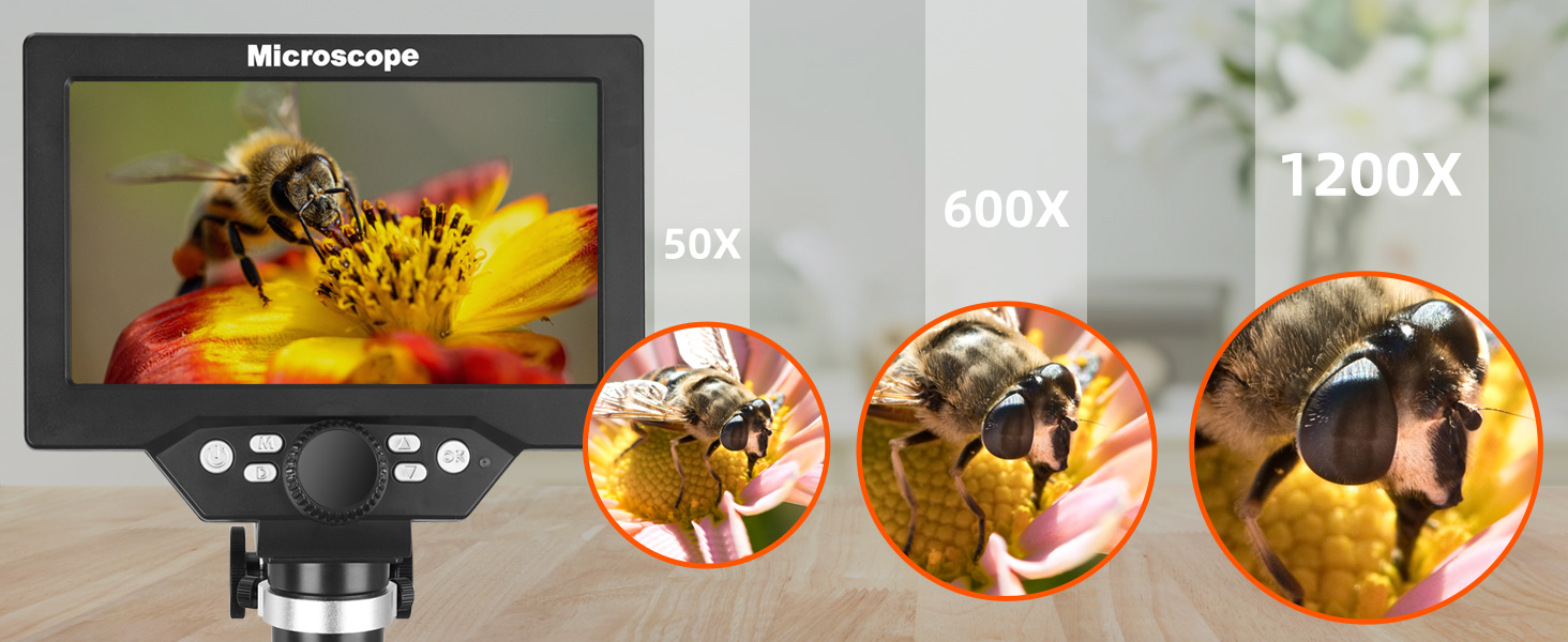 7 inch LCD Digital Microscope