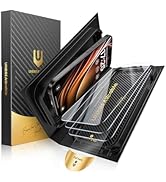 UNBREAKcable for iPhone 15 Pro Max Screen Protector [Quick-Installation Box] 3-Pack 9H+ Hardness ...