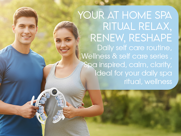 at home spa experience with aydia anti cellulite massage rollers for self care and daily wellness