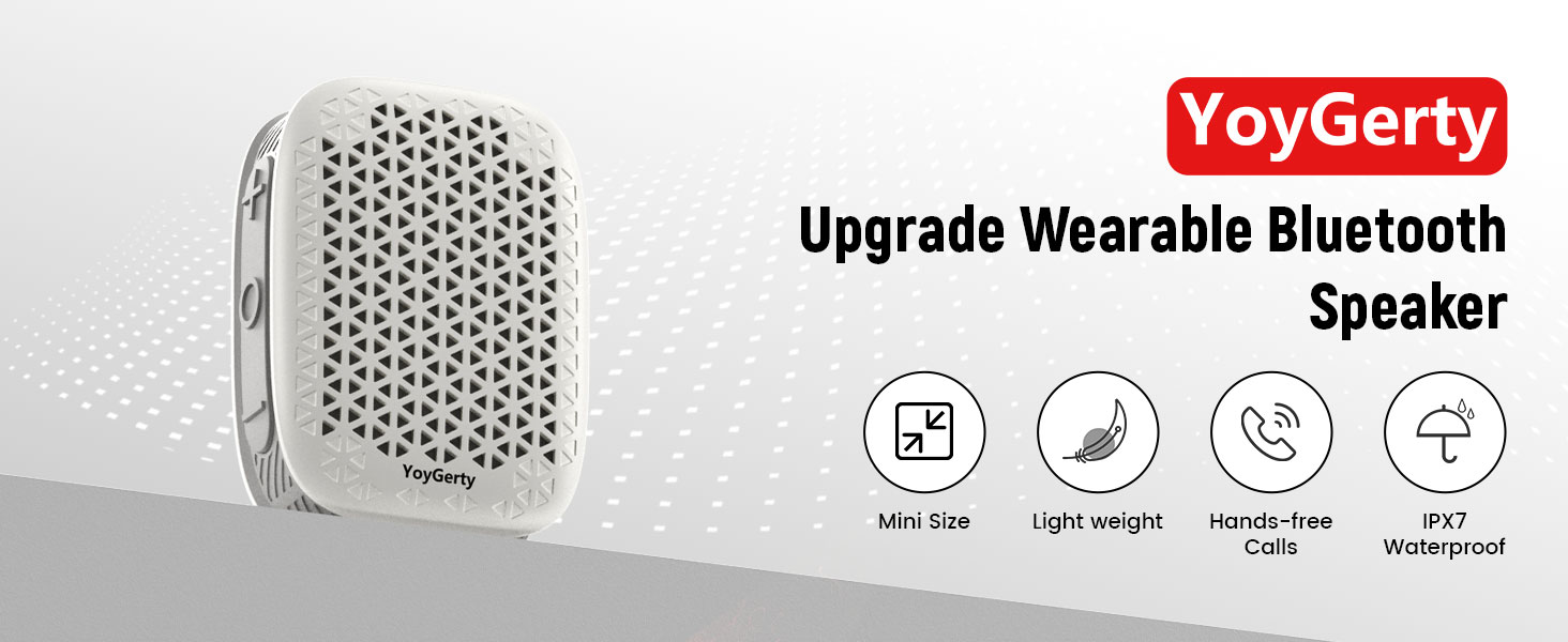 wearable bluetooth speaker