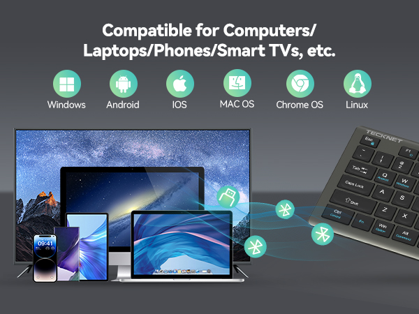 wireless keyboard rechargeable