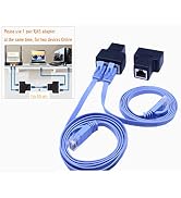 (1-Pair) RJ45 Splitter Adapter,SinLoon Ethernet Cable Splitter Cat5, Cat5e, Cat6, Cat7,RJ45 Net...